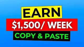 Earn $1500/Week  Copy-Pasting Videos on YouTube