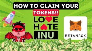 Love Hate Inu: How To Claim Your Tokens Process