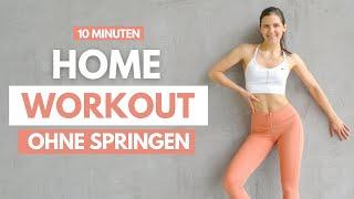 10 MIN Home Workout für Anfänger | ohne springen | um (wieder) in Form zu kommen | Tina Halder