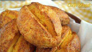 쫀득한 옥수수가 씹히는  '콘 브레드' 만들기 : Corn bread｜siZning