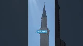 Have you ever seen someone make the call to prayer from a minaret? Bosnia   #muslim #travel