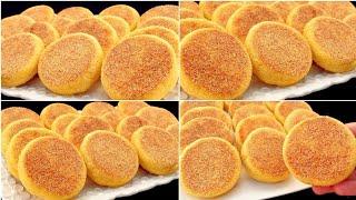 ب 3 كؤوس سميد فقط بدون حليب فقط بالماء حضري الذ واروع حريشات صغار في المقلاة كيجيو هشاش ورائعين