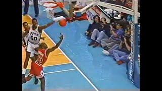 David Robinson Gets the Best of Michael Jordan