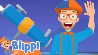 Outer Space Song | Blippi | Kids Show | Fun Time | Weird Cartoons for Kids 