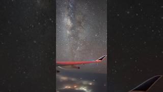 ️ Milky Way out of a plane #milkyway #travel #nature #astro