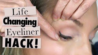 Eyeliner Tutorial for Mature Eyes! Easy UPLIFT Trick!