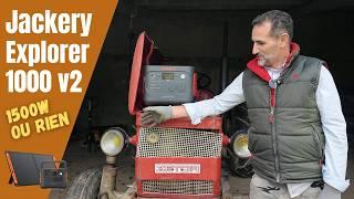 Nouveau Jackery Explorer 1000 v2 : assez costaud pour démarrer un tracteur ?  - Ep143