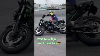 No Flash, Just Class – Z650 in A-Rank Hands,   Mr. Sakuta #motogymkhana