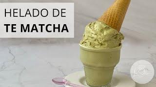 Helado de TÉ MATCHA en 5 minutos!!