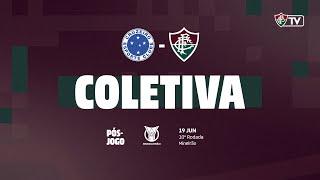 FLUTV - COLETIVA - CRUZEIRO 2 x 0 FLUMINENSE - CAMPEONATO BRASILEIRO 2024