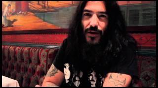 Machine Head - Robb Flynn goes for a curry on Brick Lane...