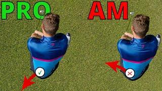 Die optimale Hüftdrehung im Golfschwung: Pro vs. Am