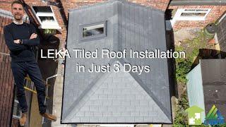 LEKA Roof Installation Video ( LEKA Roof Fabricator )