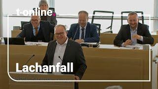 CDU-Politiker Michael Scheffler: Lachanfall unterbricht Rede im Landtag