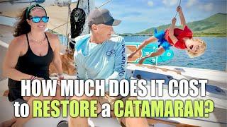 Catamaran TOUR - 2 Years of REFIT - Every $$$ | SailAway 276