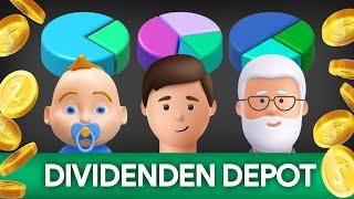 Dividenden Aktien Depot | Das perfekte Portfolio für JEDES Alter!