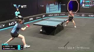 Mia Griesel (GER) vs Jeanne Robbes (FRA) | U19 Grp | 2024 WTT Youth Contender Tunis