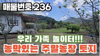 [매물번호236]  우리가족 놀이터!!!농막있는 주말농장 토지 #밀양부동산 #밀양촌집 #밀양전원주택 #밀양농막토지