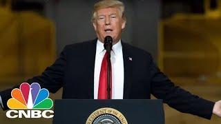 President Trump Defends Sinclair Broadcast Group After 'Fake News' Speeches By Local Anchors | CNBC