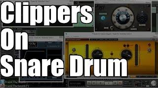 Clippers On Snare Drum - T RackS GClip JST Clip KClip