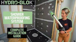 Shower Waterproofing with HYDRO-BLOK