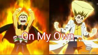 Beyblade Burst (Kiyama Brothers) Rantaro Kiyama & Ranjiro Kiyama // AMV // ON MY OWN