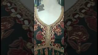 Most Demanded Alia Cut Design with Real Mirror Work #fashionclubs #shoppingchannel #viral #shorts