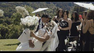 Katherine + Jorge's Modern Wedding Woodside California