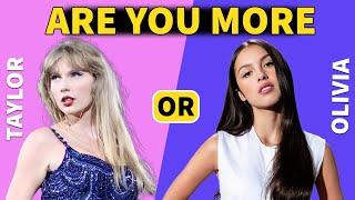 Are You More Like Olivia Rodrigo or Taylor Swift? AESTHETIC QUIZ