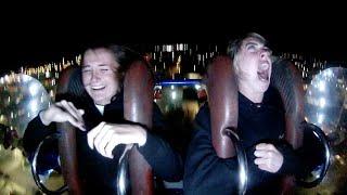 Irish Football Stars Hilarious Reaction To Slingshot Ride