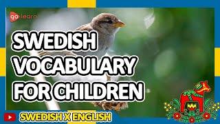 Learn Swedish |Part 1: Swedish Vocabulary For Children | Golearn