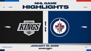 NHL Highlights | Kings vs. Jets - January 10, 2025