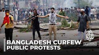 Bangladesh imposes curfew, deploys army as job quota protests continue