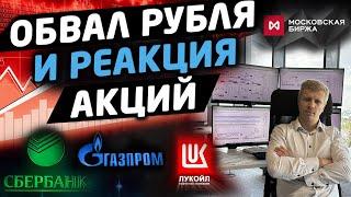 ОБЗОР РЫНКА. Обвал рубля и реакция рынка акций