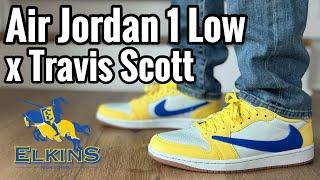 Air Jordan 1 Low x Travis Scott “Elkins” “Canary” Review & On Feet