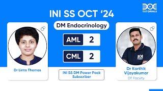 INI SS DM Endocrinology  Dr Linta Thomas, CML - 2 & AML - 2 | SuccessStorywith Dr Karthik Vijaykumar