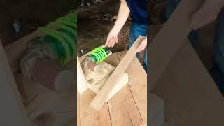 How to-Build a smooth wood surface with an easy sanding roller #shorts