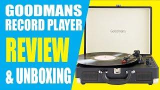 Goodmans Revive Record Player Unboxing & Review   Briefcase Turntable