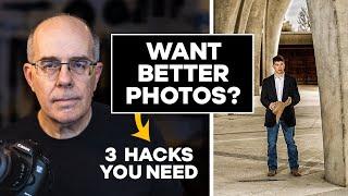 3 SIMPLE portrait photography hacks that LEVEL UP your portrait game