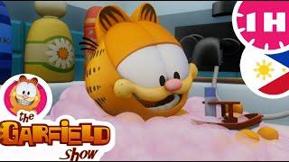 Garfield takes a bath!- HD Compilation