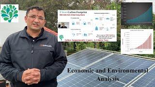 Two Years Review and Economic & Environment impact of Rooftop Solar Plant