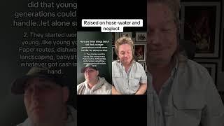 Raised on hose-water and neglect