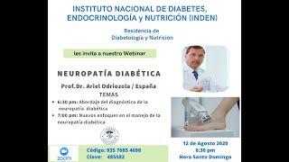 Webinar Neuropatía Diabética, Diagnóstico y Tratamiento.