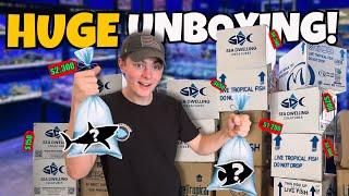 UNBOXING $15,000 Worth of SALTWATER FISH!! **INSANE**