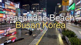 Saturday Night at Haeundae Beach in Busan Korea and It Was INSANE!