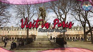 Visit in Paris | 파리 산책로그/반짝반짝 좋은 날 마레지구의 파리에서 가장 오래된 광장, 보쥬광장/생활소음(잠 잘오는)/Place des Vosges