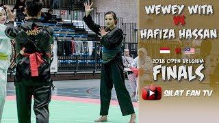 WEWEY VS HAFIZA | PENCAK SILAT OPEN BELGIUM FINALS 2018