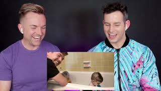 Gay Dads React - Then And Now: Twin Baby Girls Bath Time (10 Months Apart) - #TBT