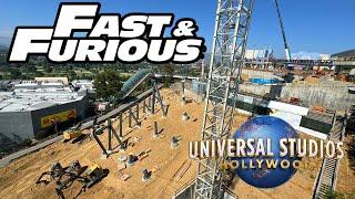 Universal Studios Hollywood Updates - Fast & Furious Hollywood Drift & HHN Construction