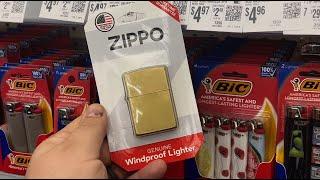 Brass Zippo Lighters Now At WALMART For UNDER $12 (November 2024)